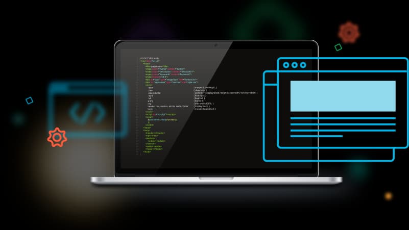 Ilustración de desarrollador web